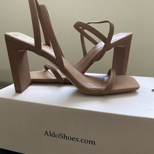 Aldo Okurr Bone Slingback Sandal Sz 7